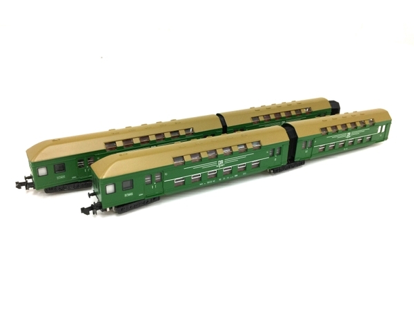 良好 TRIX MINITRIX DOPPELSTOCK WAGEN-SET 15882 4両入 ミニ