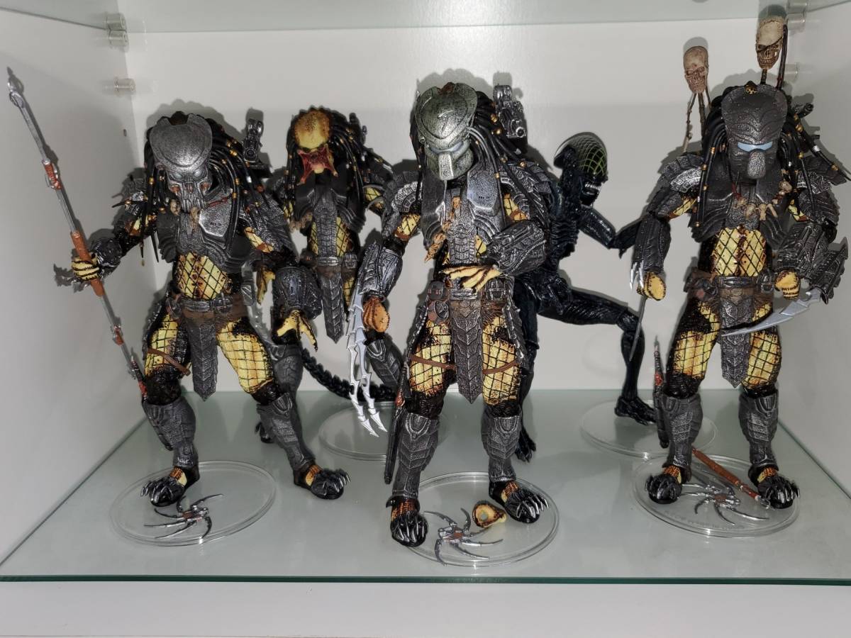 ネカ NECA エイリアンVSプレデター AVP フィギュア5体セット（スカー2 