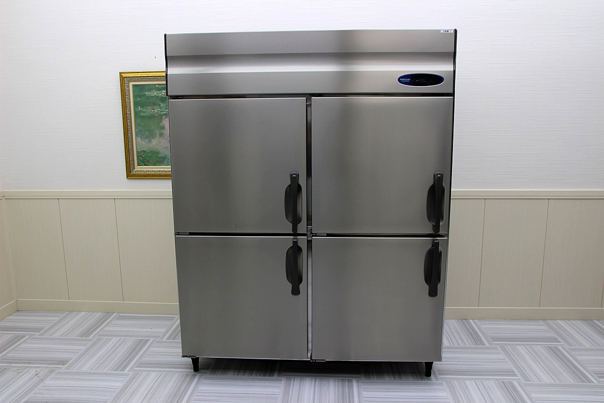 超美品！17年製 ホシザキ星崎 4ドア 冷蔵庫 オール冷蔵 3相200V 省エネ 1500×800 HR-150Z3 厨房店舗業務用