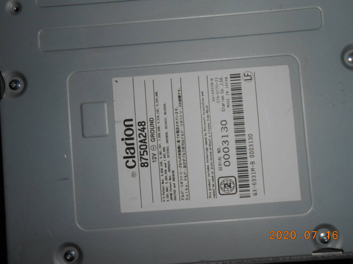 i-MiEV・HA3⁄4W 純正ナビ（MMES 8750A248｜Yahoo C-22 Clarion製