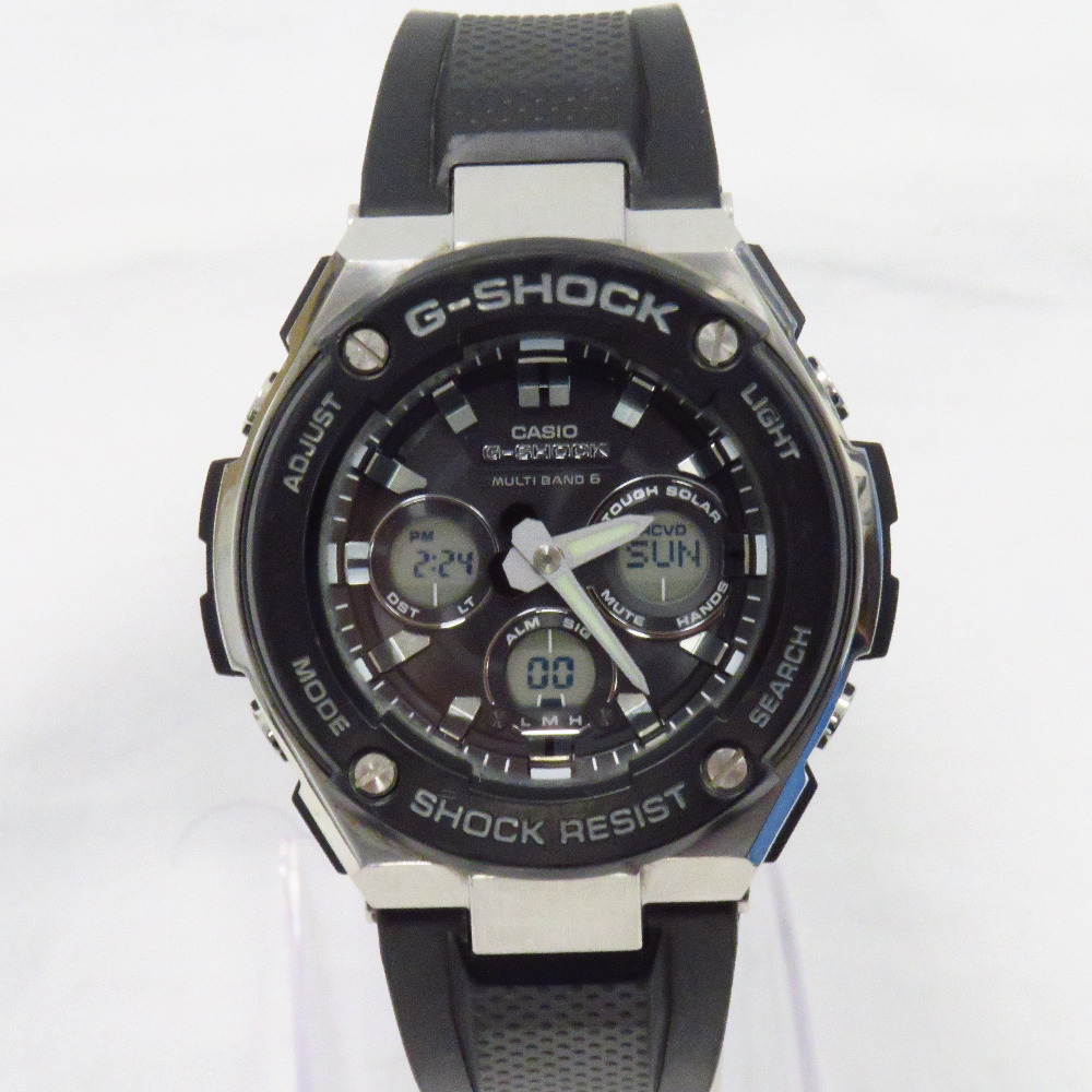 Th285551 カシオ 腕時計 G-SHOCK ミドルサイズ GST-W300 ブラック文字盤 タフソーラー メンズ ラバーベルト CASIO 中古 G-SHOCK ミッドサイズ カシオ （GMAP2100BB1AJF） [在庫あり] GMA-P2100SG