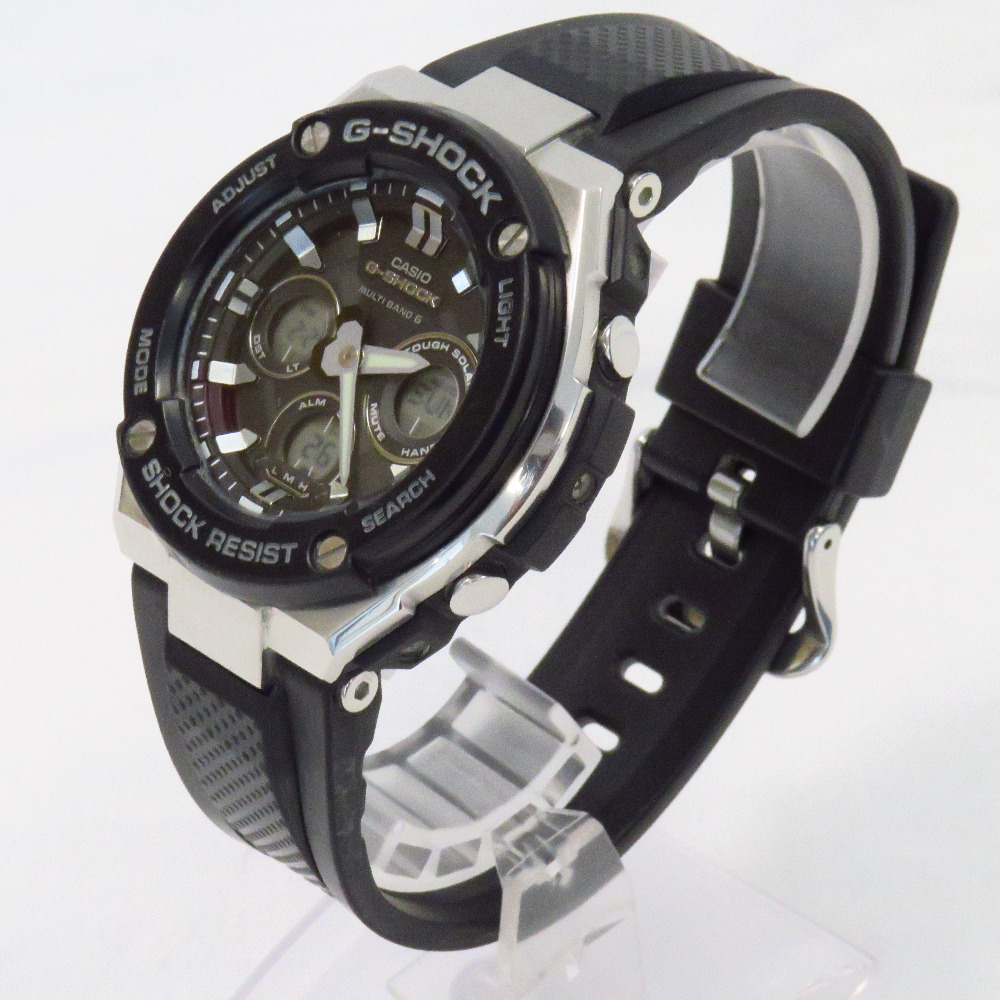 Th285551 カシオ 腕時計 G-SHOCK ミドルサイズ GST-W300 ブラック文字盤 タフソーラー メンズ ラバーベルト CASIO 中古 G-SHOCK ミッドサイズ カシオ （GMAP2100BB1AJF） [在庫あり] GMA-P2100SG