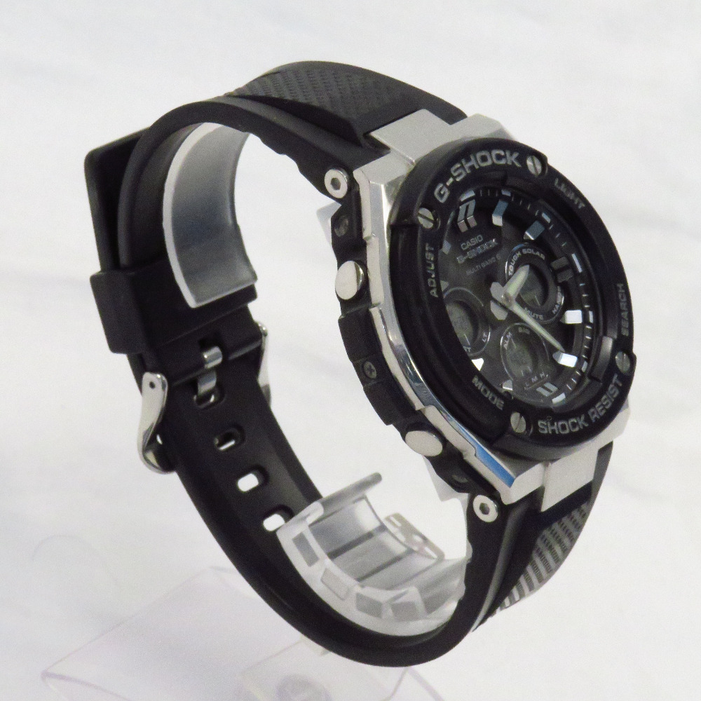 Th285551 カシオ 腕時計 G-SHOCK ミドルサイズ GST-W300 ブラック文字盤 タフソーラー メンズ ラバーベルト CASIO 中古 G-SHOCK ミッドサイズ カシオ （GMAP2100BB1AJF） [在庫あり] GMA-P2100SG