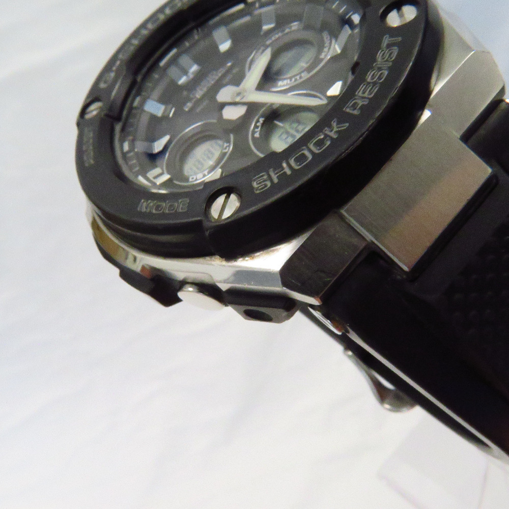 Th285551 カシオ 腕時計 G-SHOCK ミドルサイズ GST-W300 ブラック文字盤 タフソーラー メンズ ラバーベルト CASIO 中古 G-SHOCK ミッドサイズ カシオ （GMAP2100BB1AJF） [在庫あり] GMA-P2100SG