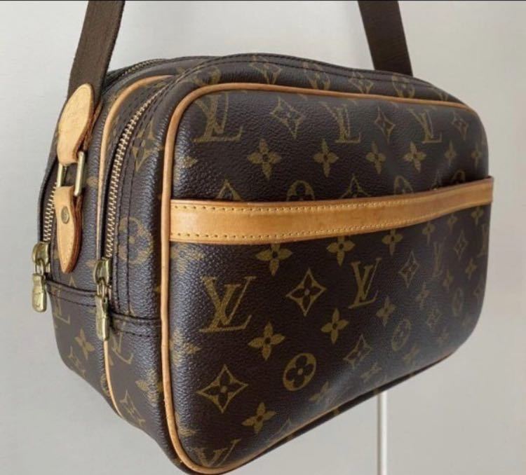 LOUIS VUITTON リポーターPM 訳あり美品 リポーターPM モノグラム 