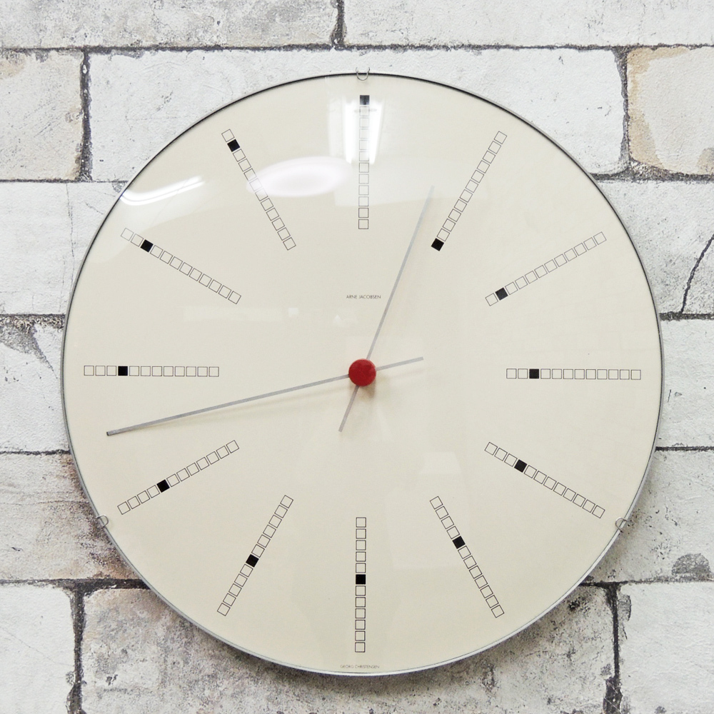 アルネヤコブセン ARNE JACOBSEN バンカーズクロック Wall Clock Bankers 290mm 掛け時計 JUNGHANS ...