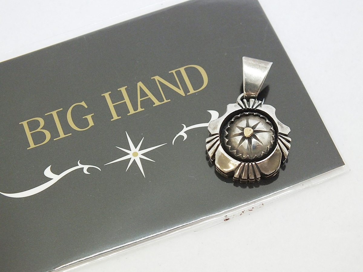 BIG HAND スクエアトップ（NEW SUN）ネックレス k18 BIG HAND K18 SUN