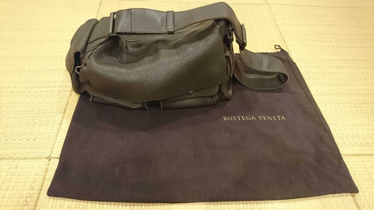 ボッテガヴェネタ BOTTEGA VENETA レザーショルダーバッグ 格安 1円 