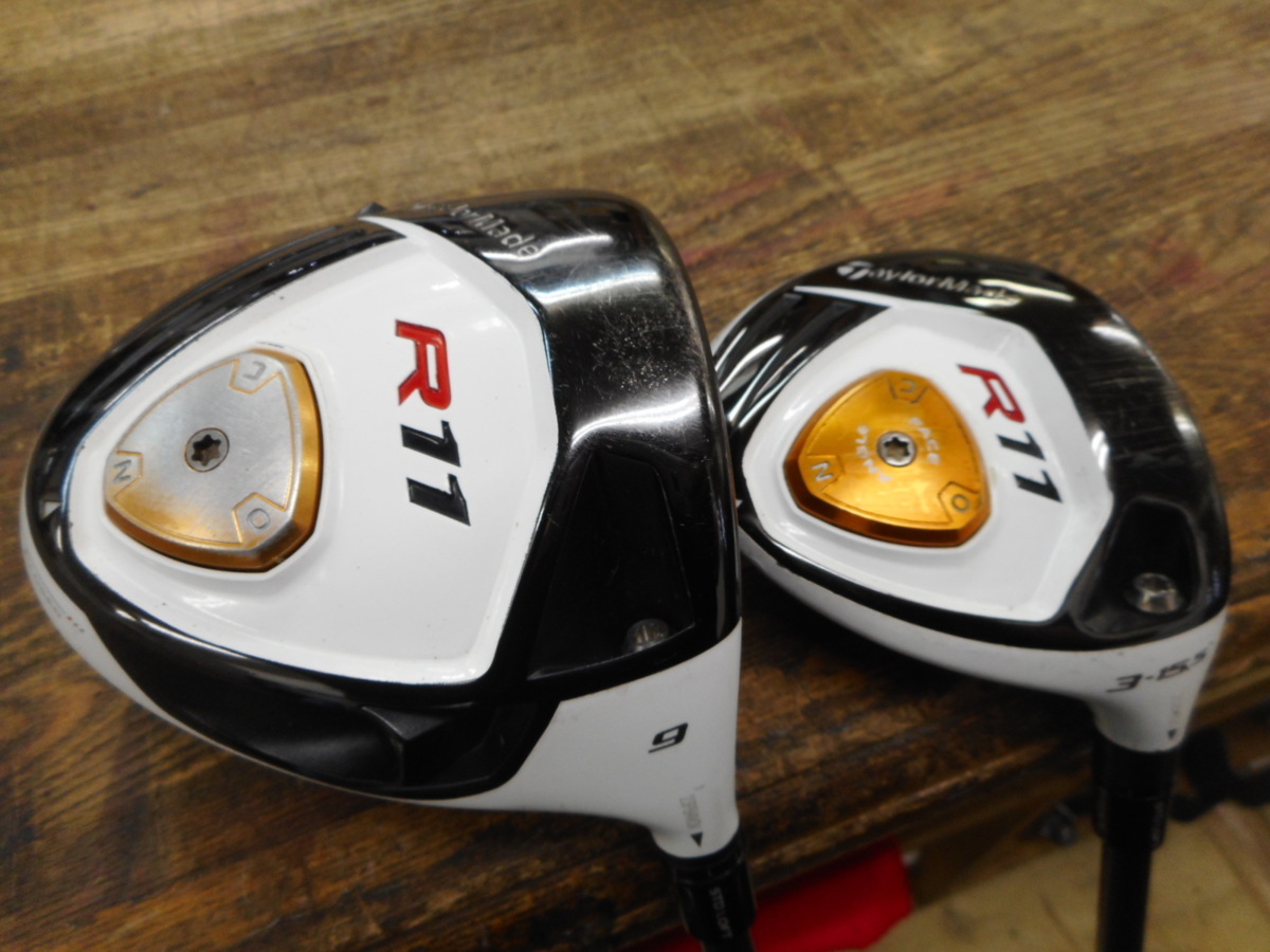  テーラーメイド Ｒ１１ ドライバー ウッドの２本セット フレックスＳ シャフト/純正シャフト ５５４４(セット)｜売買されたオークション情報、yahooの商品情報をアーカイブ公開 - オークフ 男性右きき用