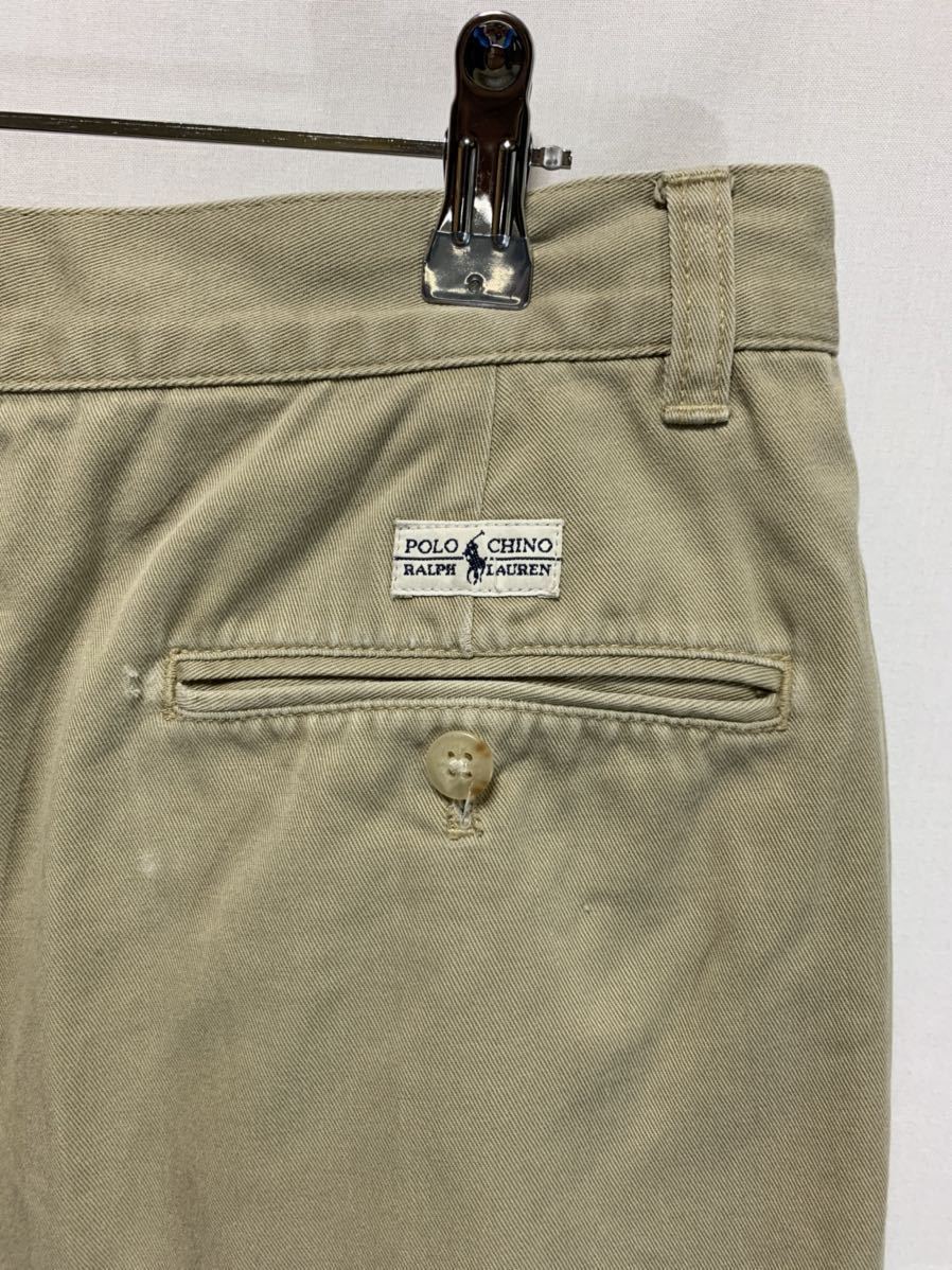 【専用】90s RalphLaurenヴィンテージポロチノ ツータック ☆POLO Ralph Lauren☆ポロラルフローレン☆POLO CHINO☆90's
