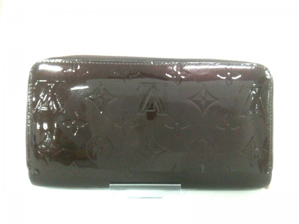 ルイヴィトン ジッピーウォレット ヴェルニ アマラント 長財布M93522 LOUIS ルイヴィトン VUITTON ジッピーウォレット アマラント 長財布