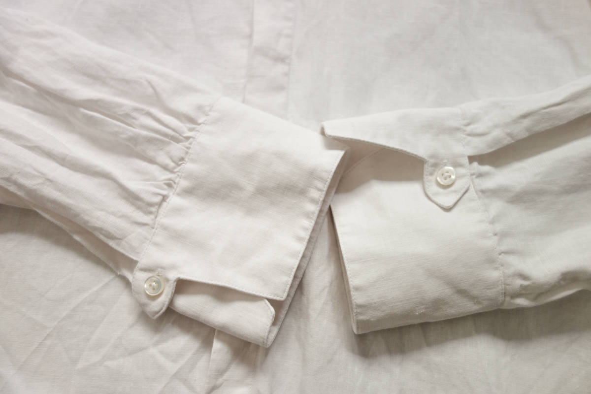 Bourrienne Paris X スタンドカラーリネンシャツ/サイズXXXL/ATELIER 