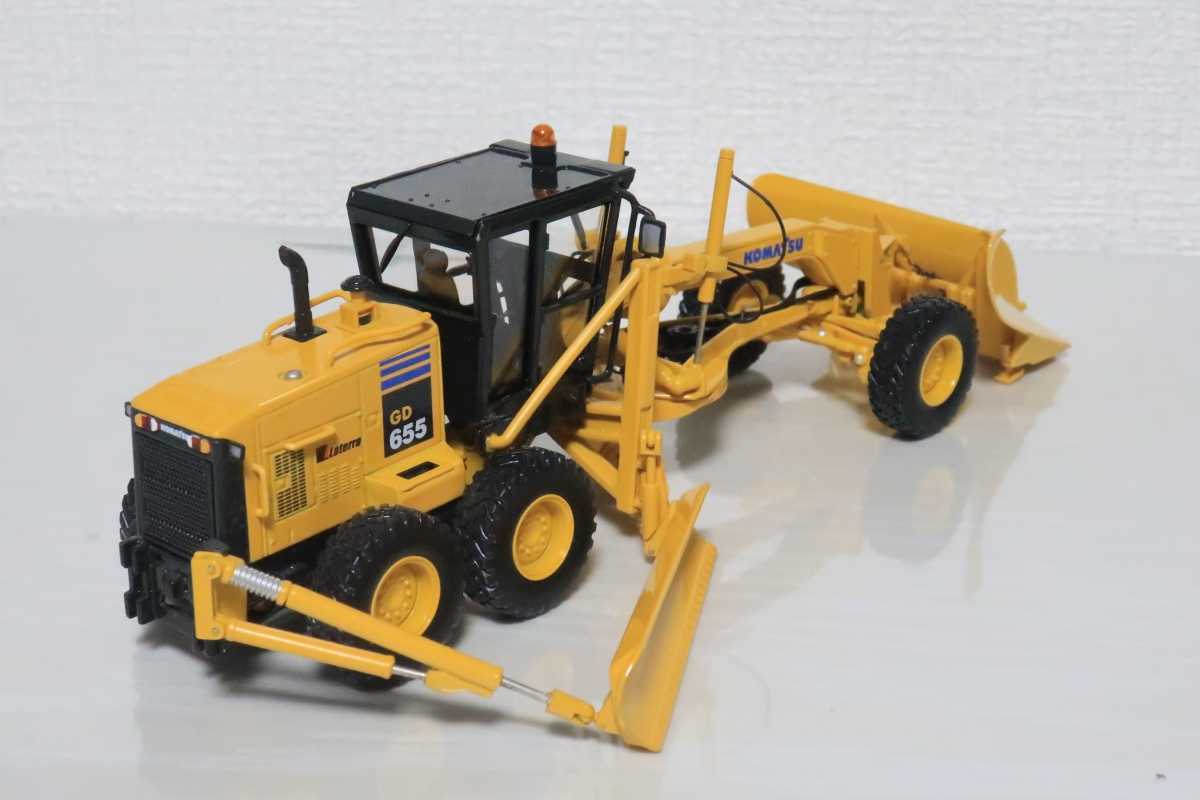 KOMATSU 1/50 リッパー付 モーターグレーダー GD655-6 コマツ 1⁄50