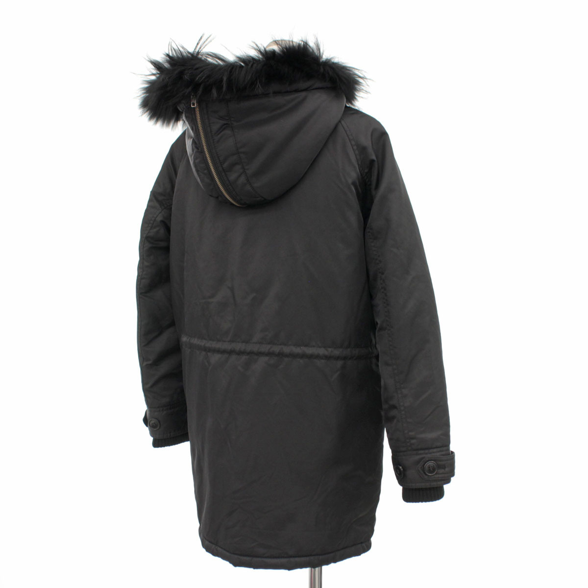 Sly スライ N 3b ラクーンファー ミリタリージャケット サイズフリー ブラック Black レディース アウター 中綿 2806aa30 00 その他 売買されたオークション情報 Yahooの商品情報をアーカイブ公開 オークファン Aucfan Com