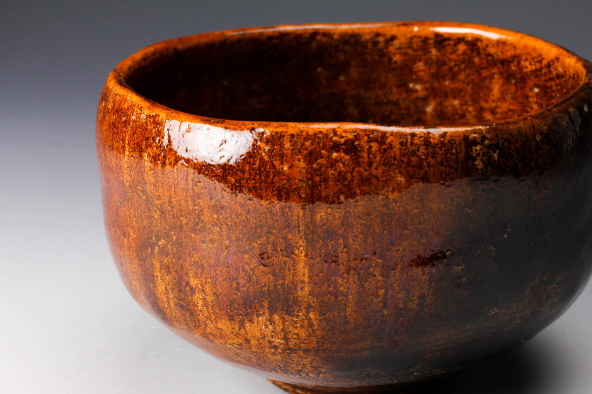 【佳香】十代 大樋長左衛門(年朗) 茶碗 共箱 共布 茶道具 本物保証_2