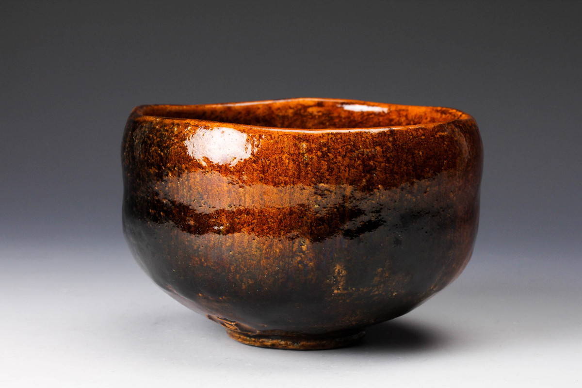 【佳香】十代 大樋長左衛門(年朗) 茶碗 共箱 共布 茶道具 本物保証_5