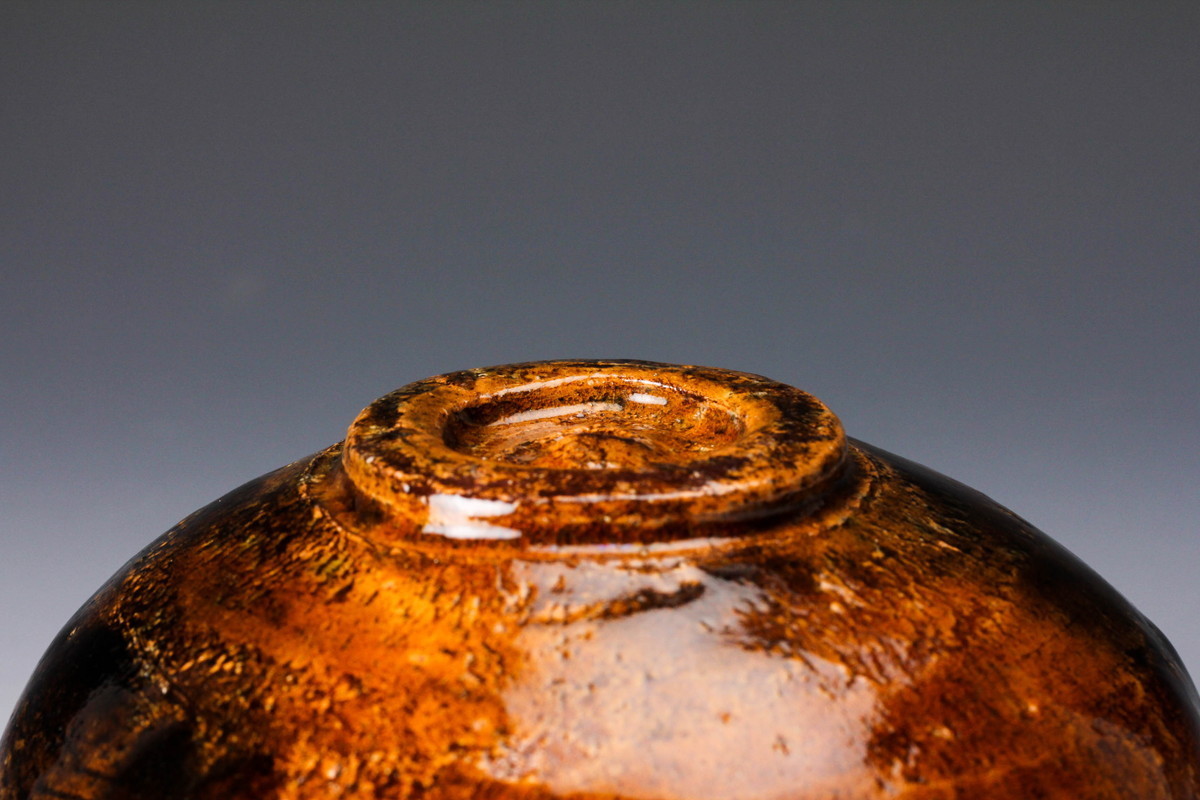 【佳香】十代 大樋長左衛門(年朗) 茶碗 共箱 共布 茶道具 本物保証_9