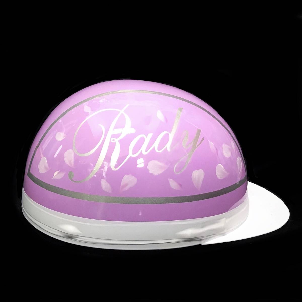 限定 カスタムペイントヘルメット リゾフラ フラワー Radyレディ 
