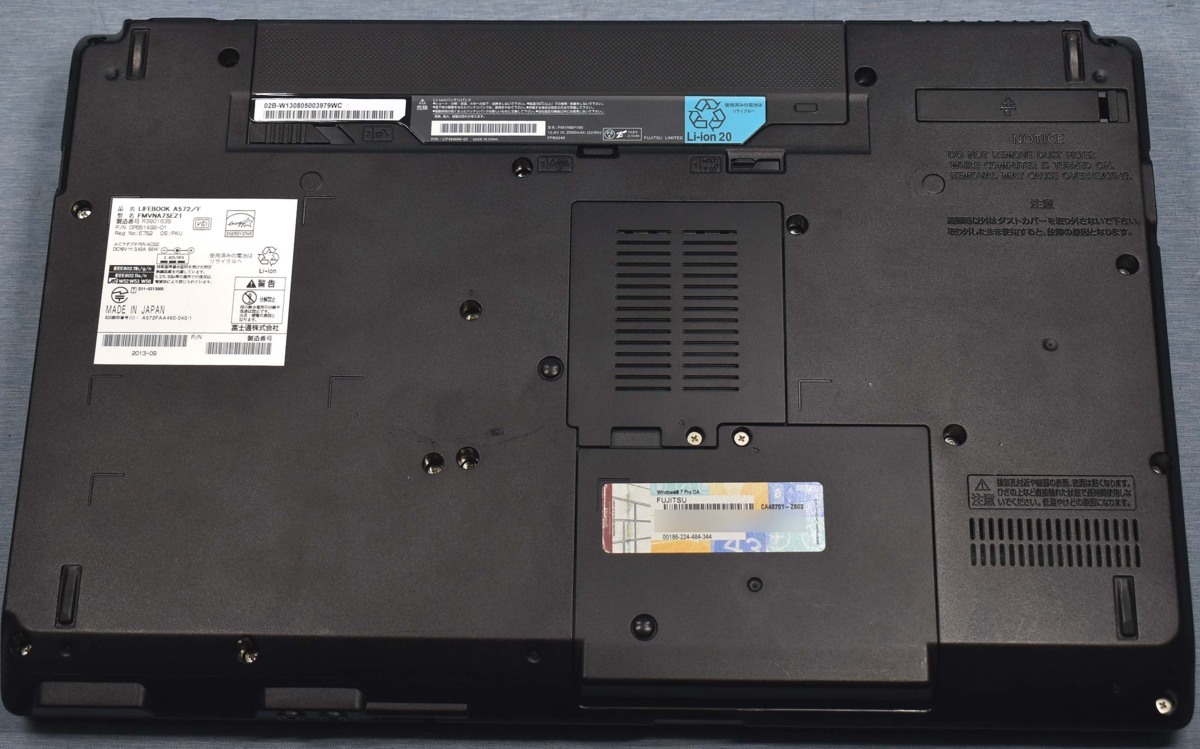LIFEBOOK 富士通 64bit 爆買 GHz RAM [SSD128G搭載モデル] 富士通