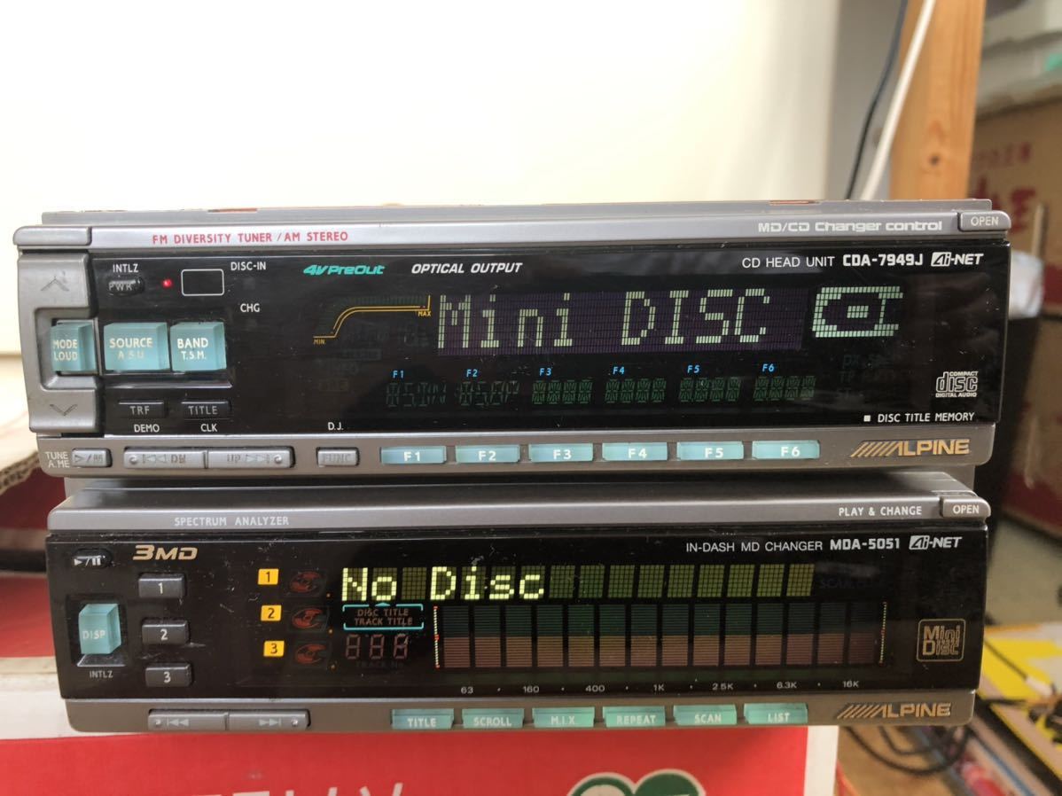 100%新品，低価 アルパイン CD CDA-7949J MD MDA-5051(アルパイン)｜売買されたオークション情報、yahooの商品情報をアーカイブ公開 - オークファン アルパイン