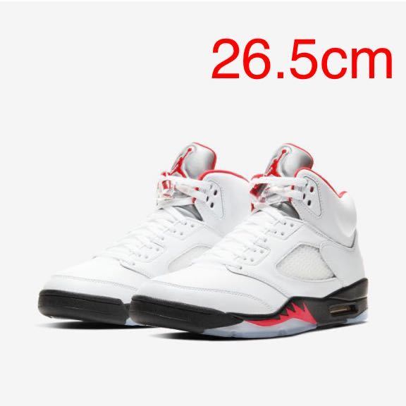 【新品】26.5cm NIKE AIR JORDAN 5 RETRO OG FIRE RED ナイキ エアジョーダン 5 レトロ ファイア レッド 流川モデル