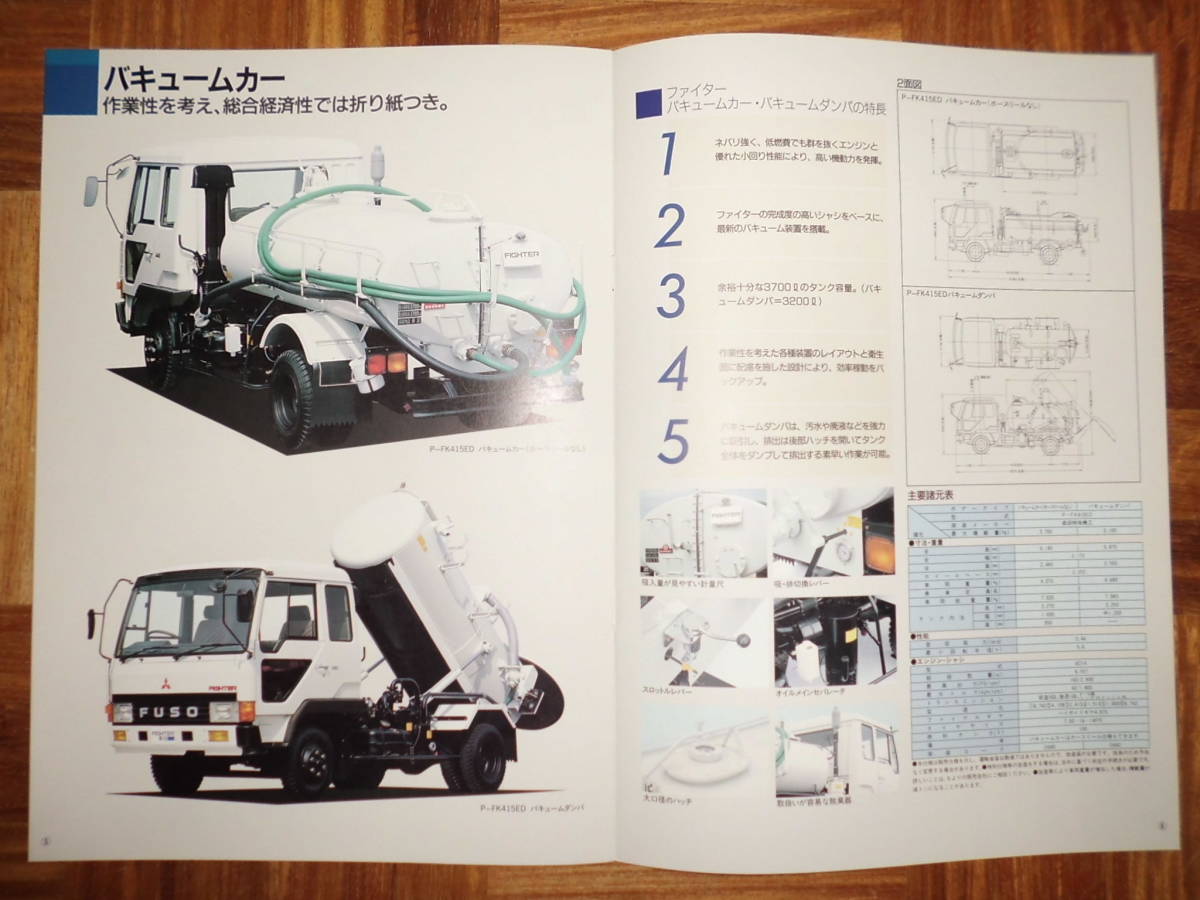 ファイター 三菱ふそう 旧車 除雪車など キャンター カタログ ふそう 
