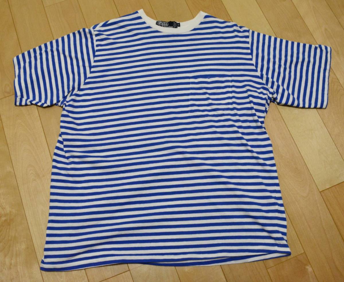 80s Lauren Ralph ラルフローレン 90s Polo ボーダー 80年代 tee y2k 