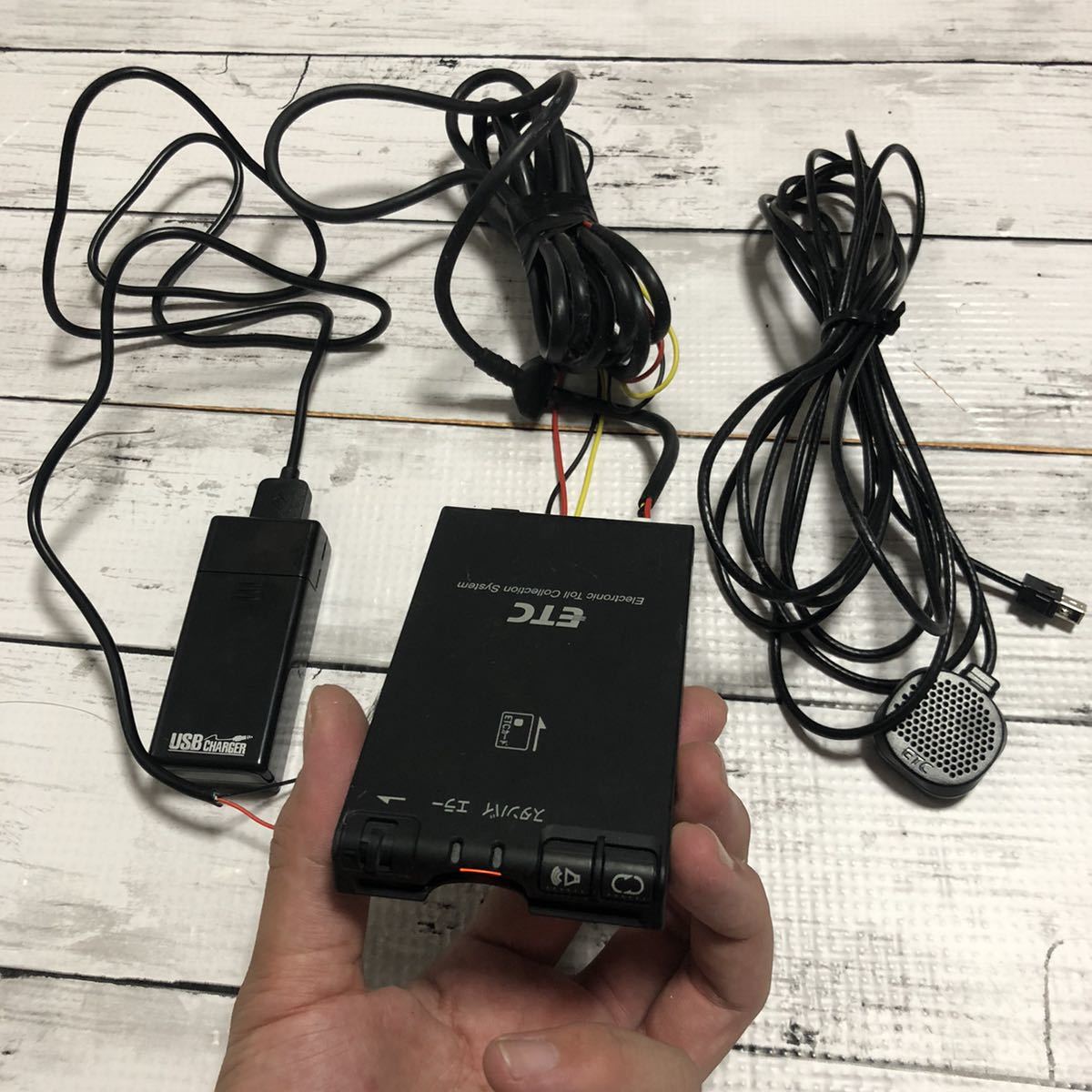 最新作，格安】 【USB電源変更済み・軽自動車登録】ETC 分離型 CN