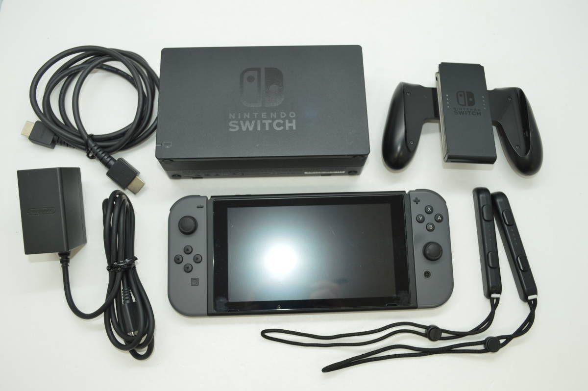 25S 【中古品】 Nintendo Switch グレー ニンテンドースイッチ 任天堂
