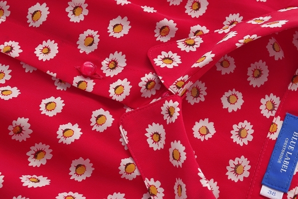 美品★極上★ブルーレーベルクレストブリッジ3.8万★38size/9号★ワンピースA171 LABEL BLUE &frasl; 白×紺 23.5cm 原宿本店」10&frasl;24