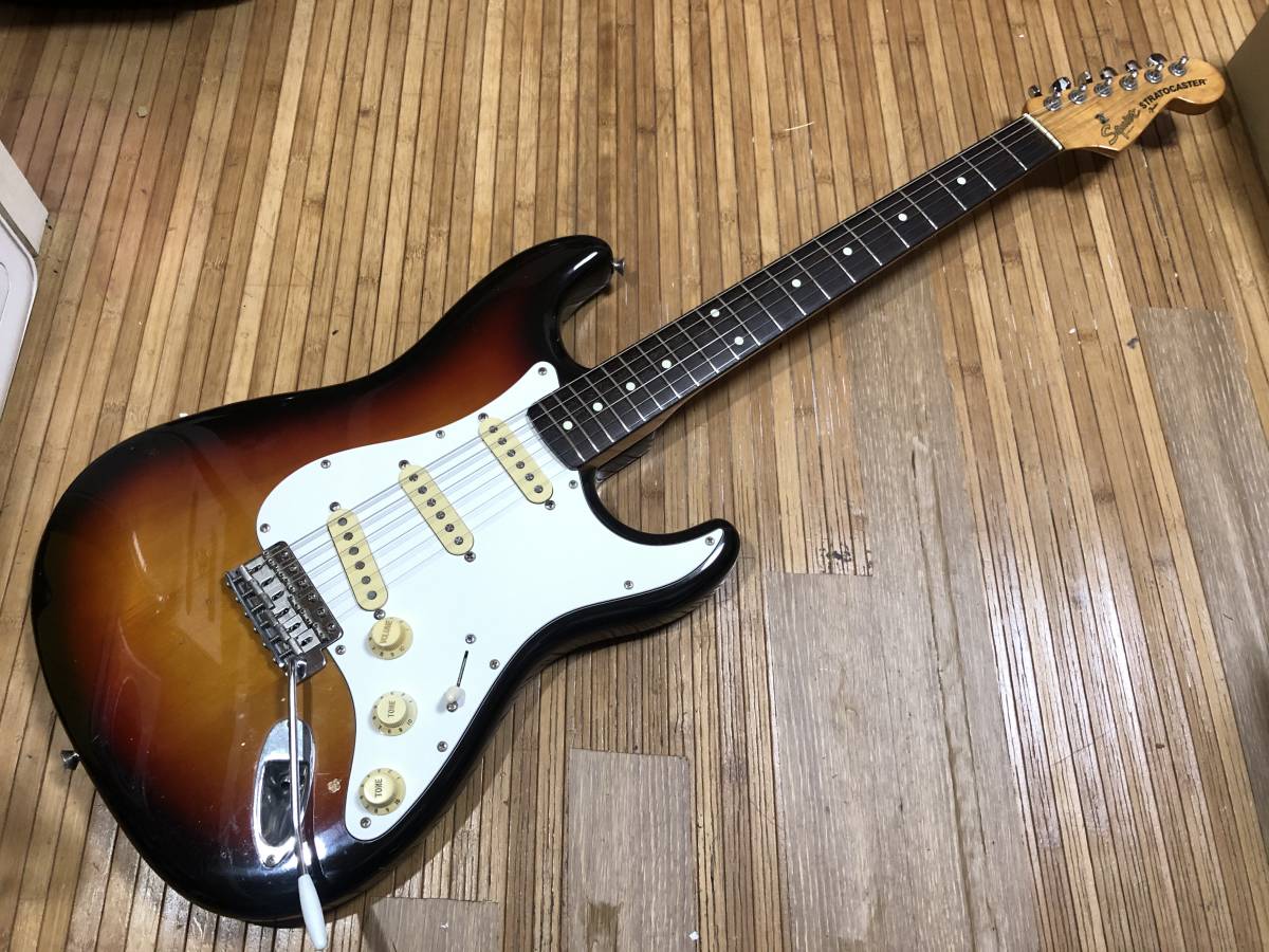 Squier Fender by Eシリアル SST-30 日本製 金ロゴ ストラト フジゲン 