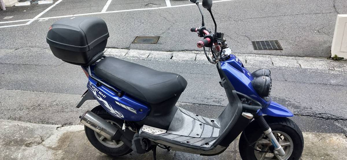 正規品，新作 BW'S100 ビーウィズ 書類 鍵付き 実動 ベース車① 格安 青(51cc-125cc)｜売買されたオークション情報、yahooの商品情報をアーカイブ公開 - オークファン 51cc-125cc