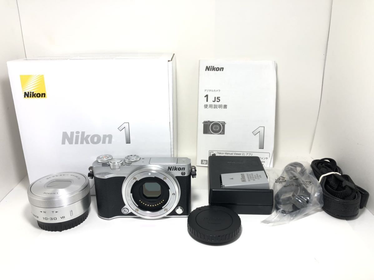 19【良品・元箱】 NIKON ニコン 1 J5 電動ズームレンズキット