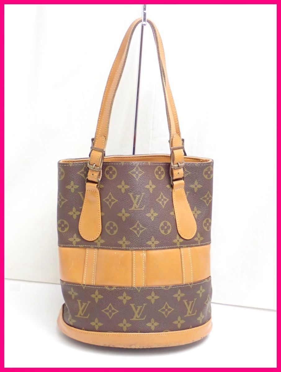 豊富な，セール LOUIS VUITTON/ルイヴィトン モノグラム バケットPM トートバッグ T42238/バケツ型/肩掛けOK/紙タグ/USA製/ヴィンテージ#1535800162(ショルダーバッグ)｜売買されたオークション情報、yahooの商品情報を かばん、バッグ