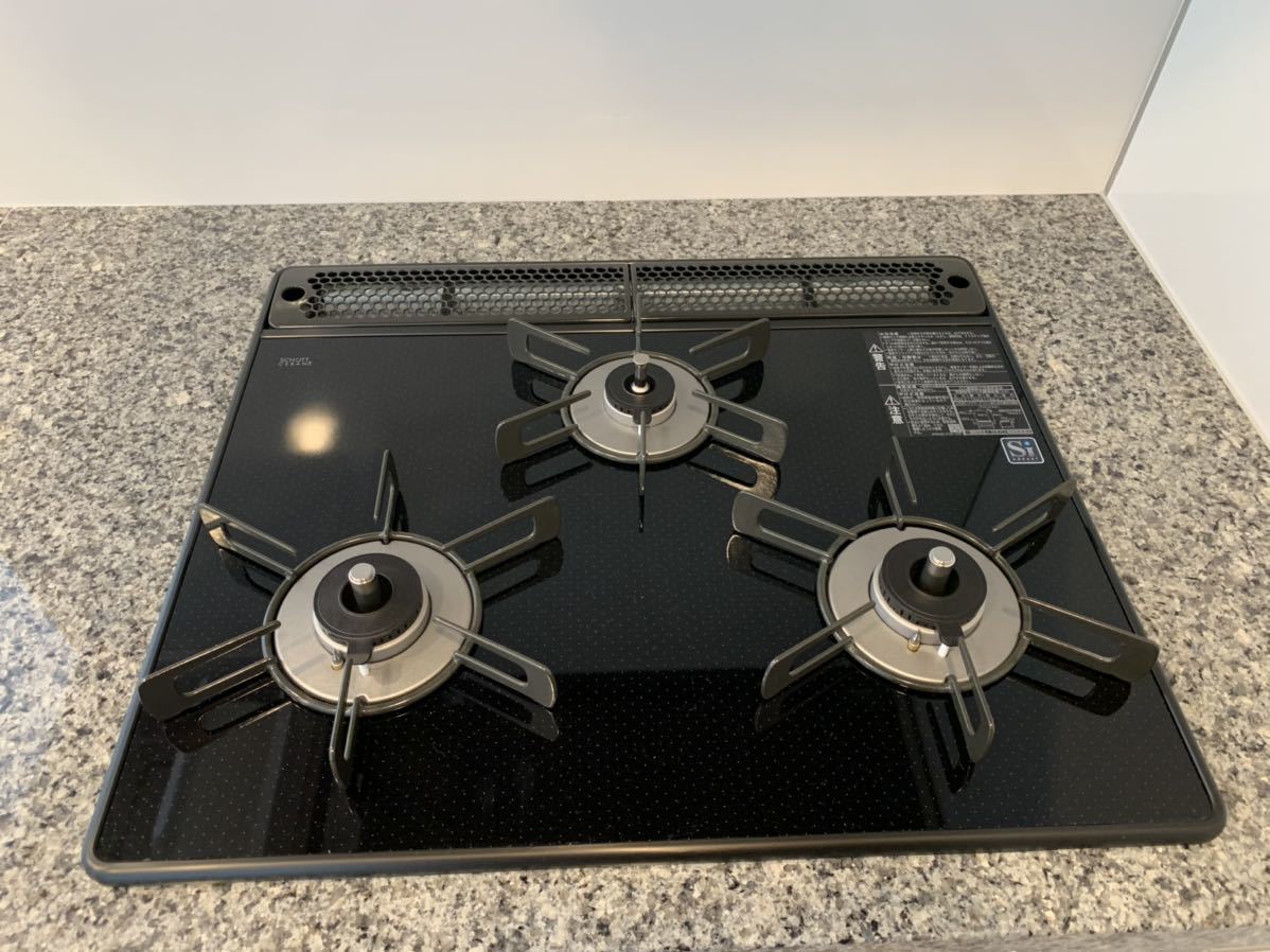 未使用！ リンナイ ビルトインコンロ ガスコンロ ガラストップ 都市ガス _4
