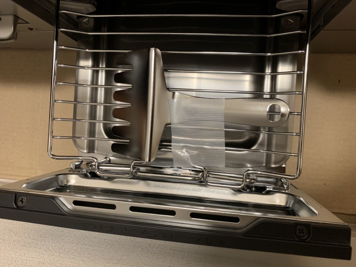 未使用！ リンナイ ビルトインコンロ ガスコンロ ガラストップ 都市ガス _9