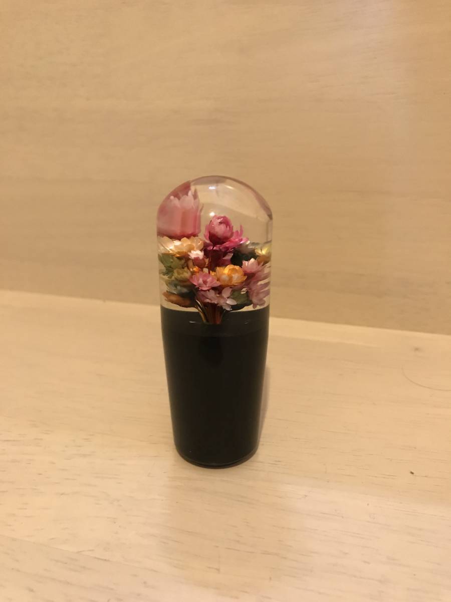 水中花　シフトノブ　昭和　レトロ　当時物　12ミリ　今日から俺は　セイコウ製　