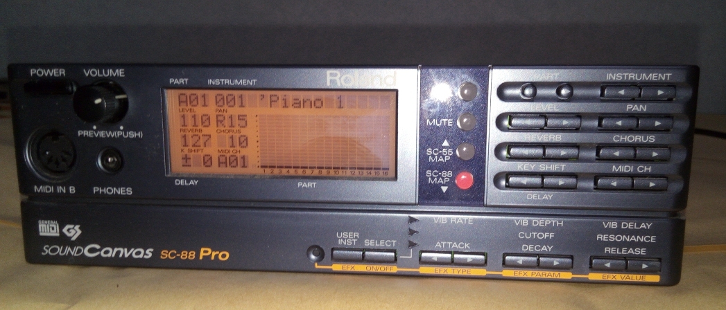 Roland Sound Canvas SC-88 Pro MIDI音源 sc88pro 【公式通販】