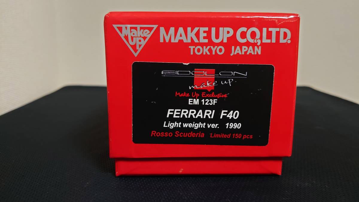F40 1&frasl;43 Ferrari Eidolon Make up Light Weight in Version Black アイドロン 0 1 Silver ABG294