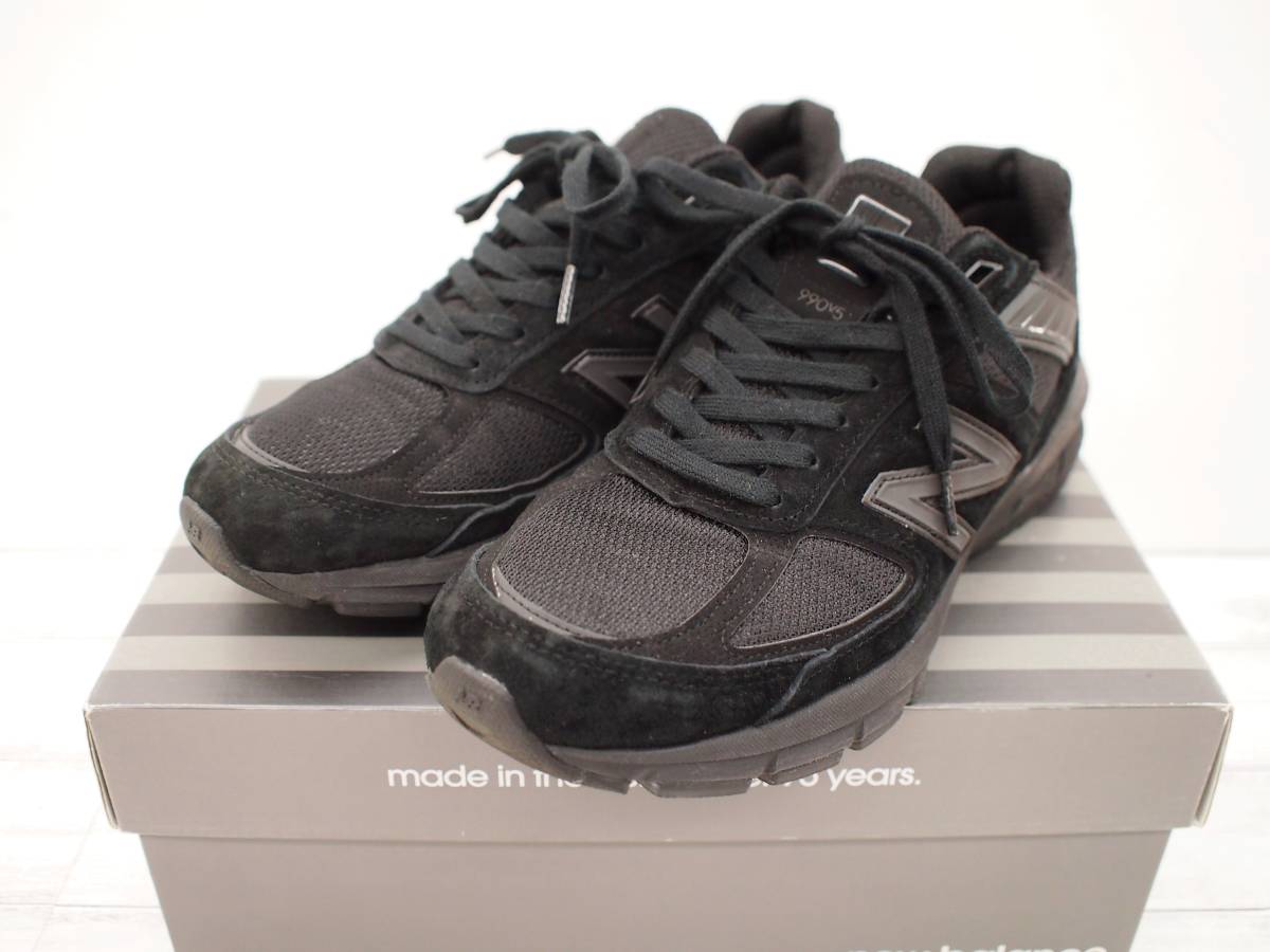 【送料無料，新作登場】 NEW BALANCE ニューバランス M990BB5 M990 990 V5 ブラック US9 27.0cm(27.0cm)｜売買されたオークション情報、yahooの商品情報をアーカイブ公開 - オークファン 27.0cm
