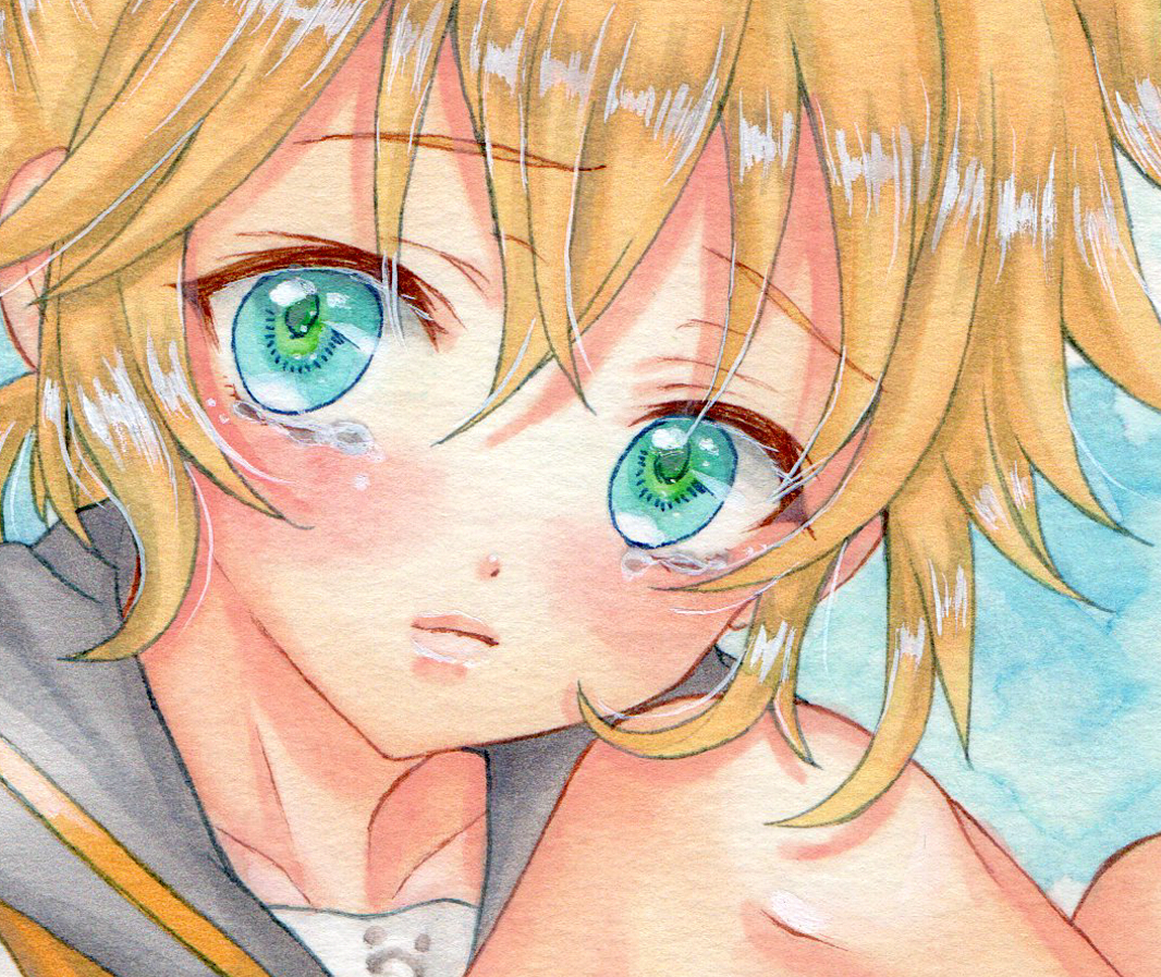 同人手描きイラスト 鏡音レン Vocaloid ズボン返してよ 泣 手描きイラスト 売買されたオークション情報 Yahooの商品情報をアーカイブ公開 オークファン Aucfan Com