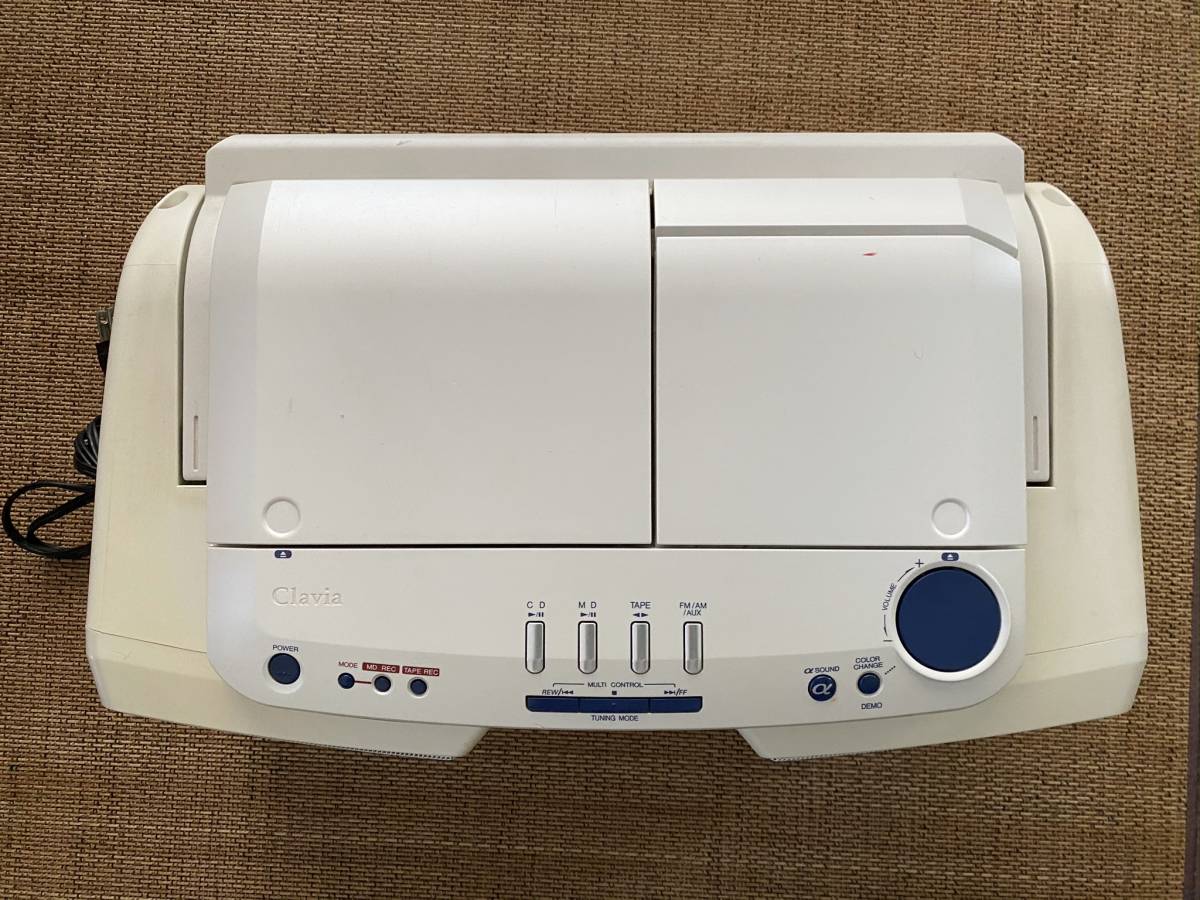 Victor Clavia CD⁄MDポータブルシステムRC-ZX25MD-A