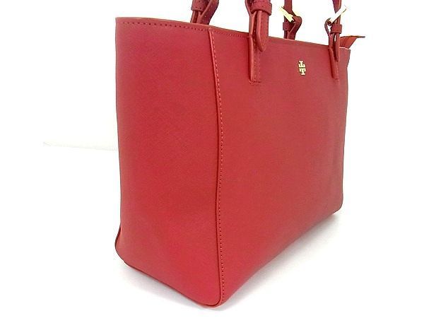 1円 □極美品□ TORY BURCH トリーバーチ ロゴ レザー ゴールド金具 