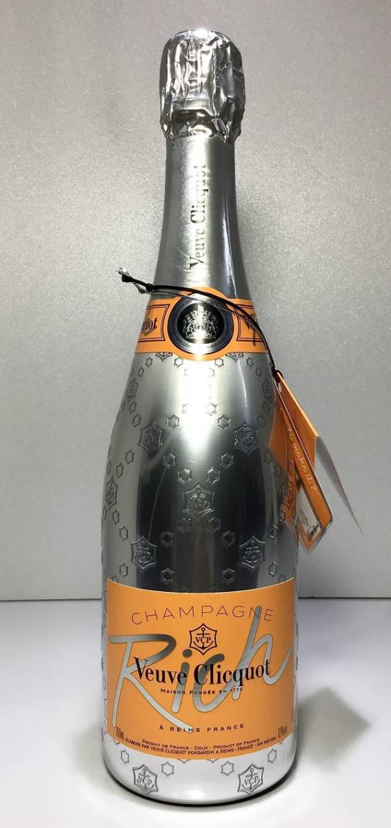 【新作登場，豊富な】 ~未開栓 Veuve Clicquot ヴーヴクリコ リッチ イエロー MHD 750ml タグ付き~(シャンパーニュ)｜売買されたオークション情報、yahooの商品情報をアーカイブ公開 - オークファン スパークリング
