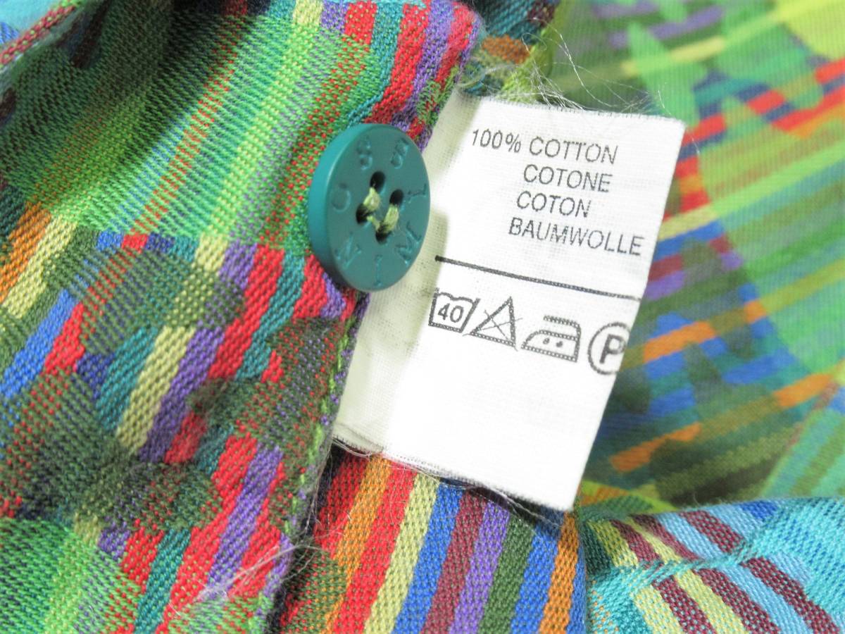 MISSONI イタリア製 ミッソーニ コットン シャツ 50