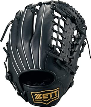 ブラック LH(右投用) ZETT(ゼット) 軟式野球 ソフトボール 兼用 グラブ
