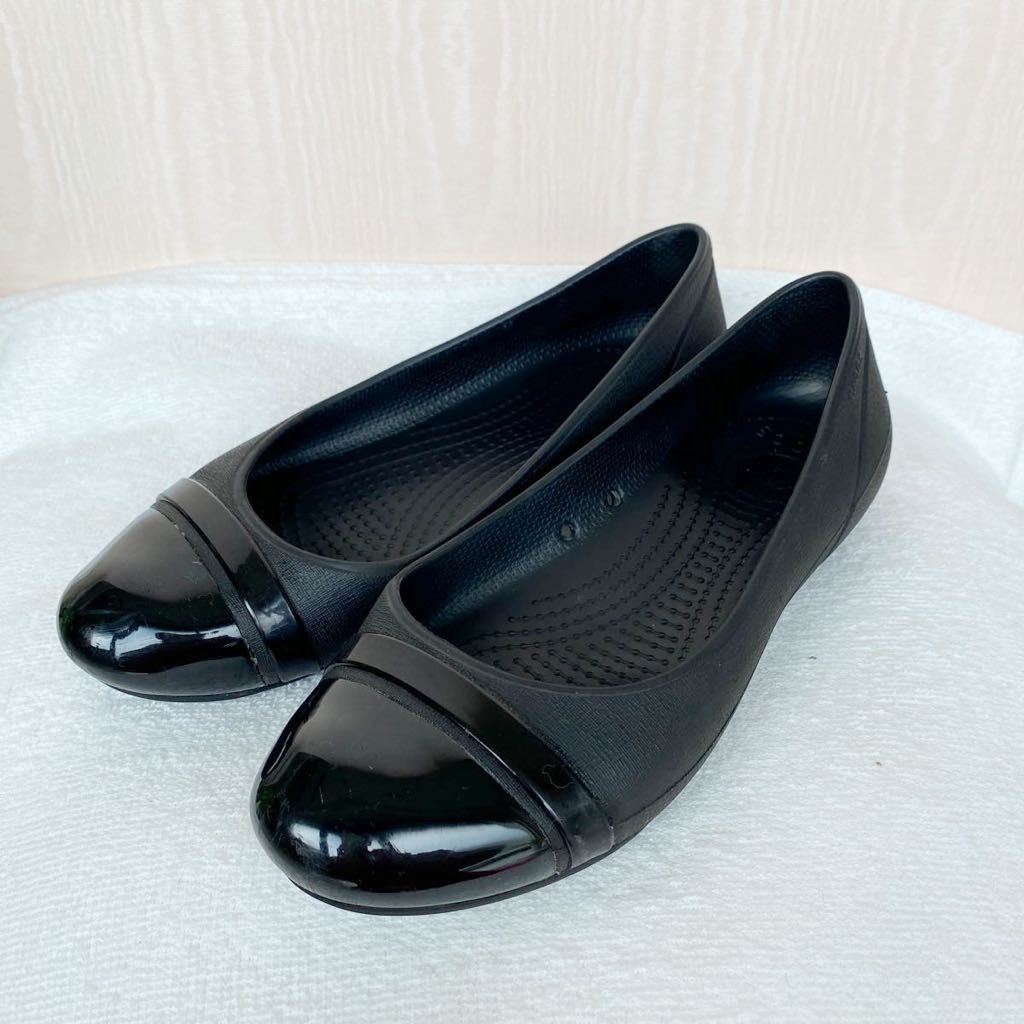 Crocs クロックス レディース 5 フラットシューズ ブラック 23cm 売買されたオークション情報 Yahooの商品情報をアーカイブ公開 オークファン Aucfan Com