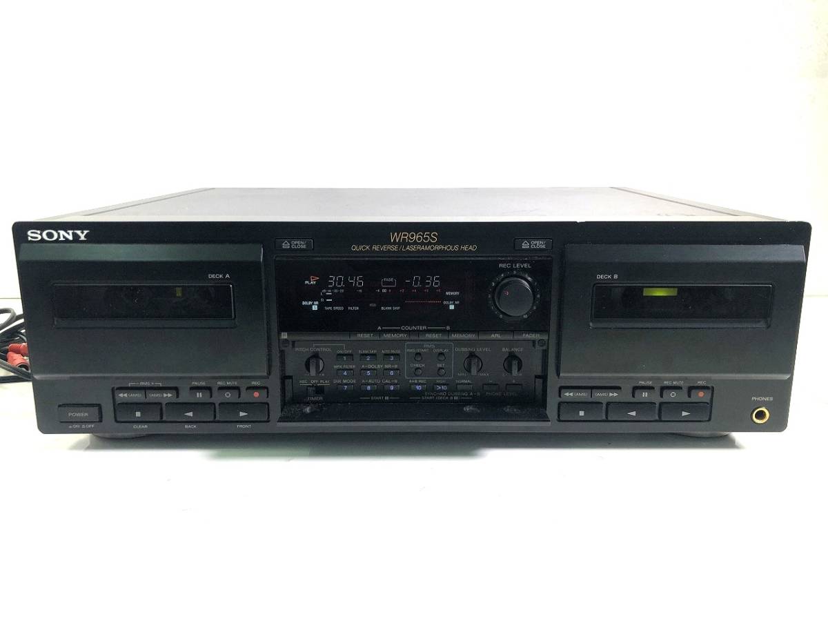 ジャンク☆SONY☆TC-K222ESG カセットデッキ ソニー