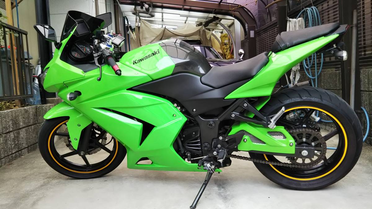 ワイドホイール 太足 ポン付け NINJA250R 160/60-17 ER-6nホイール仕様