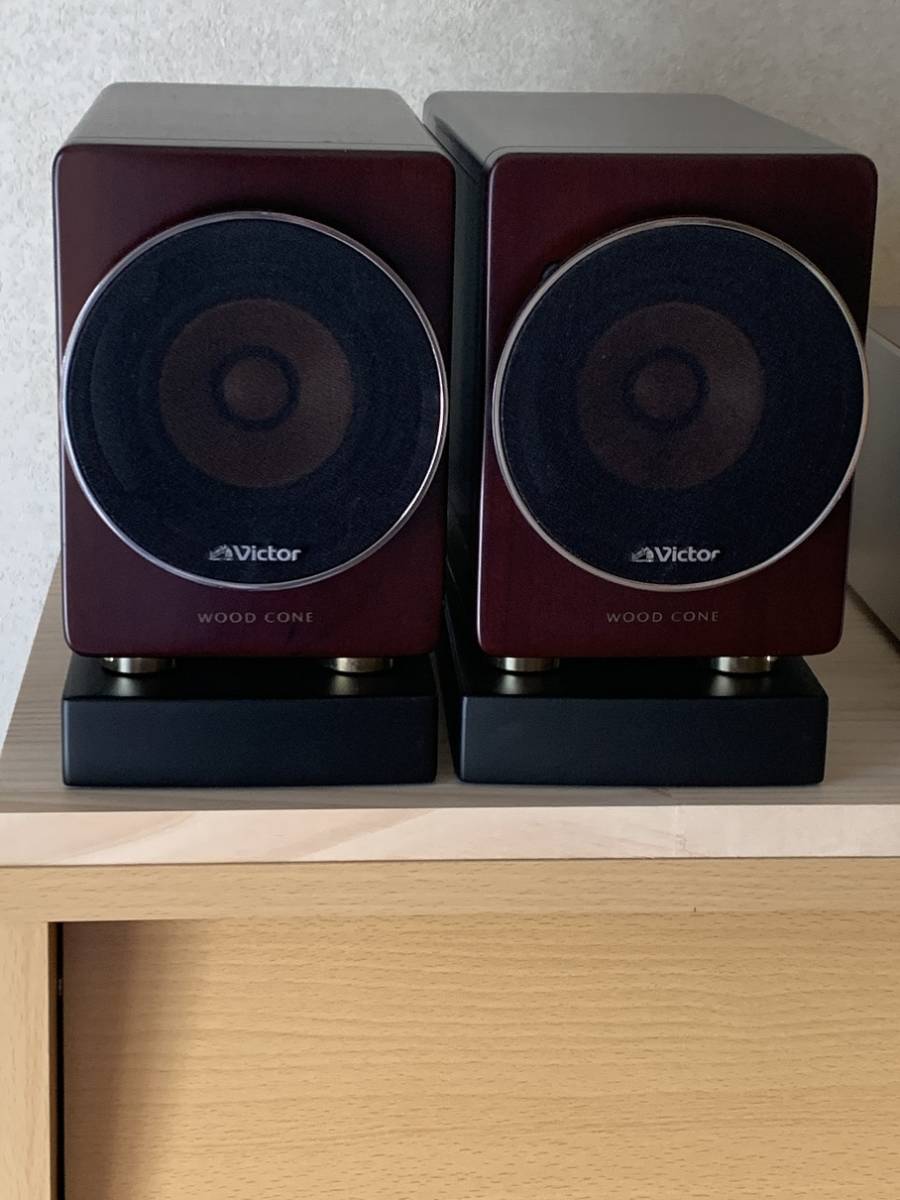 JVC Victor EX-AR3 コンポ ウッドコーンスピーカー コンパクト